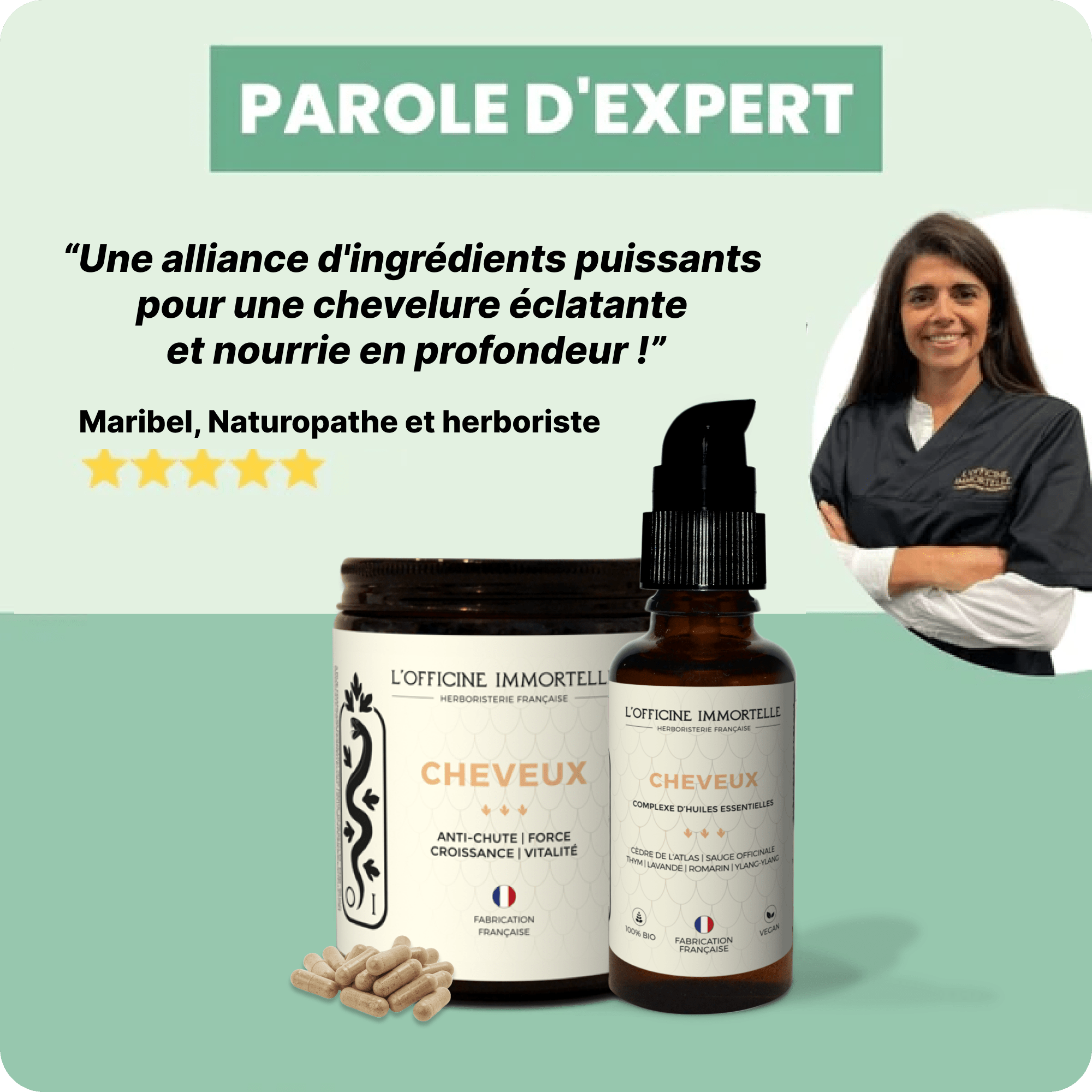 Cure Chevelure de rêve - Officine Immortelle