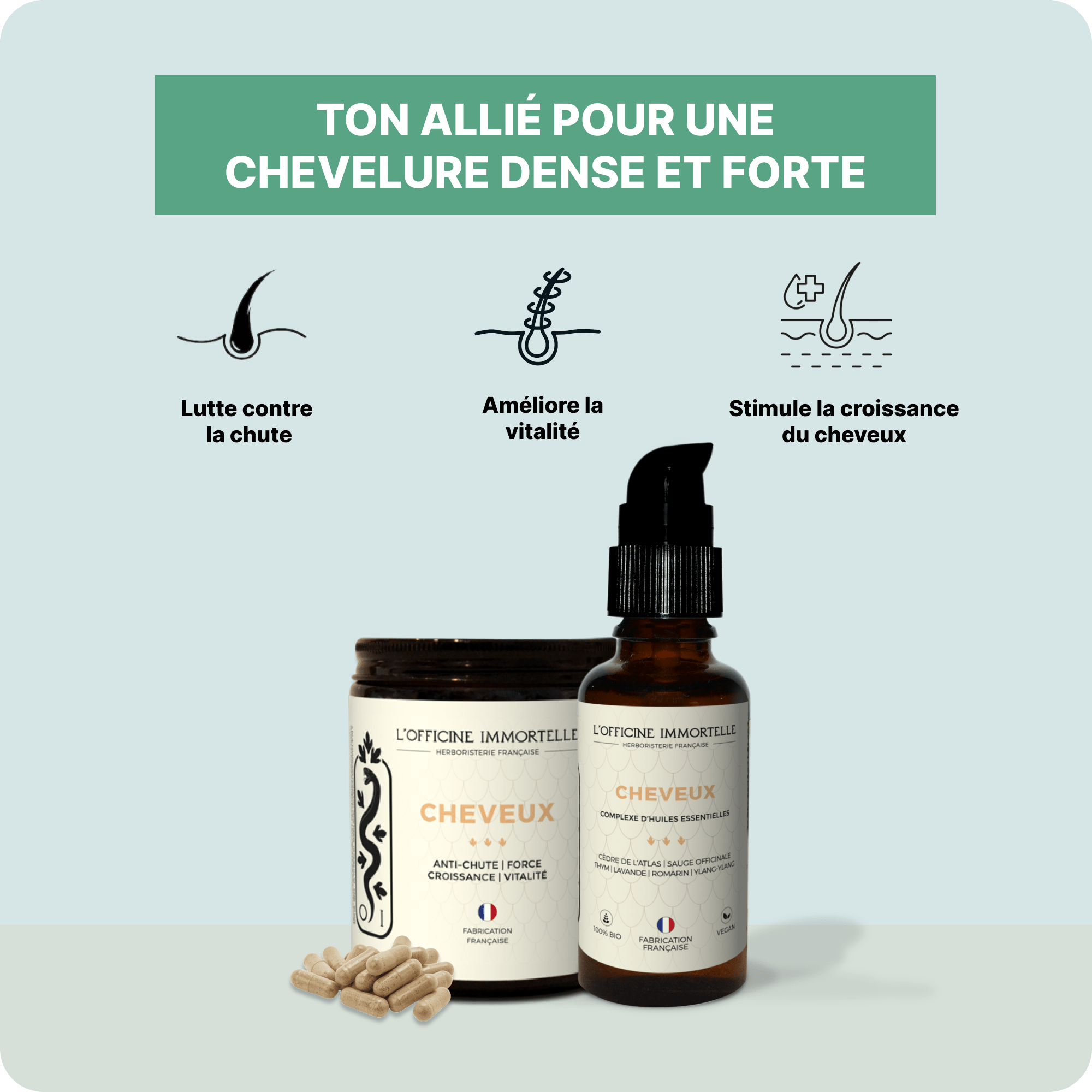 Cure Chevelure de rêve - Officine Immortelle