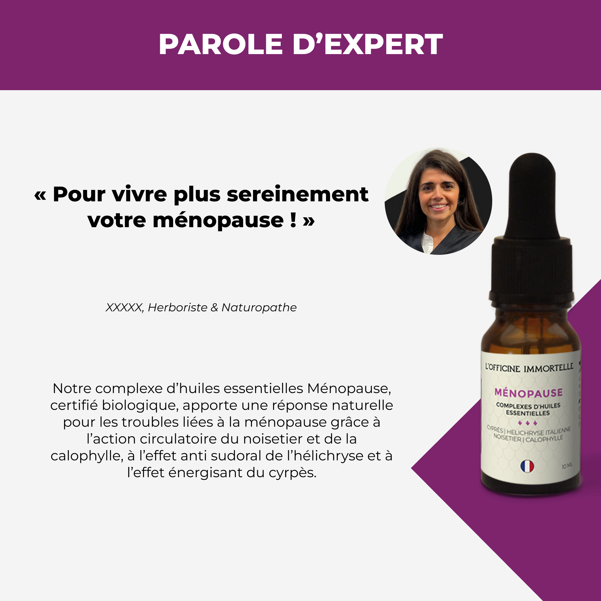 Complexe d'Huiles Essentielles - Ménopause