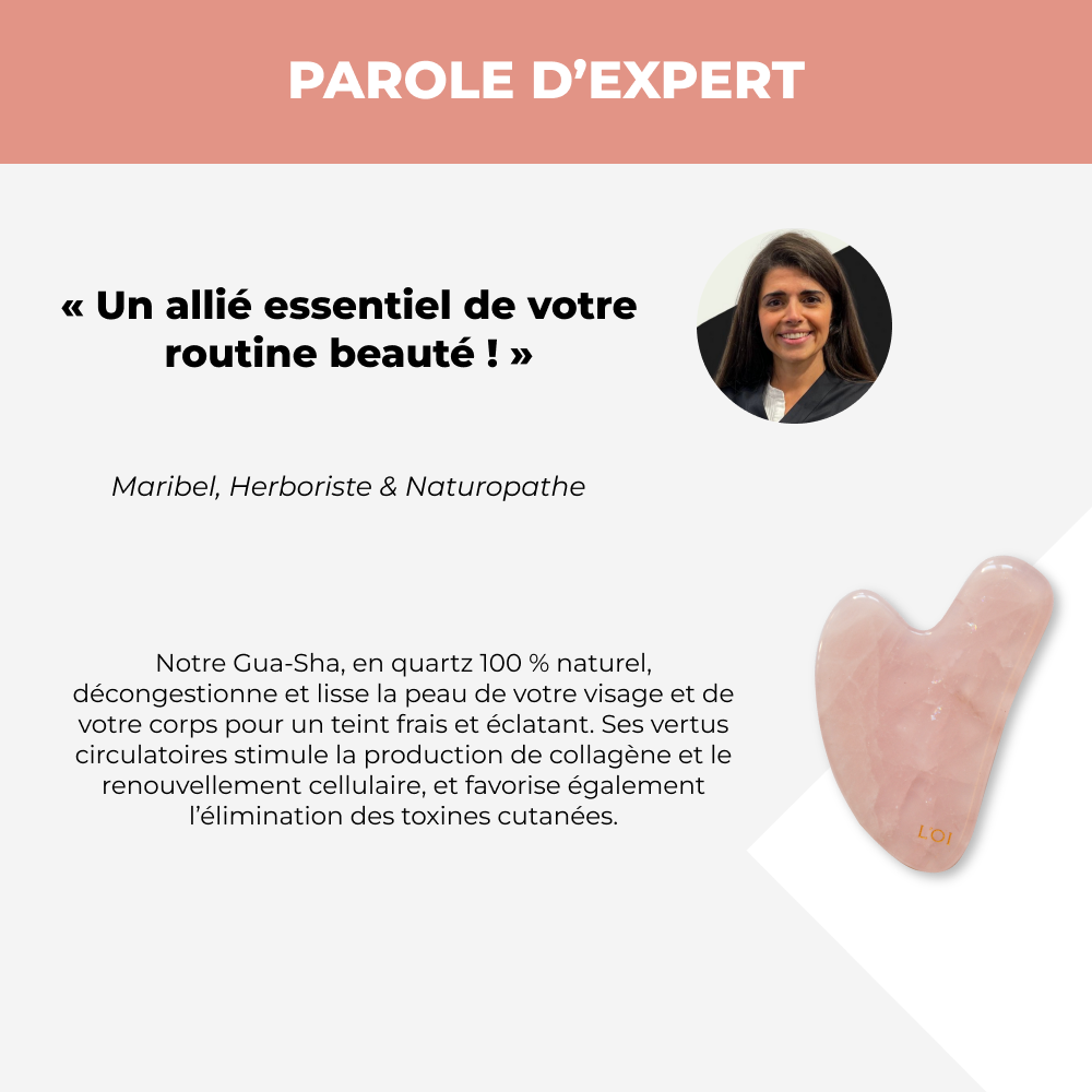 Gua Sha en Quartz