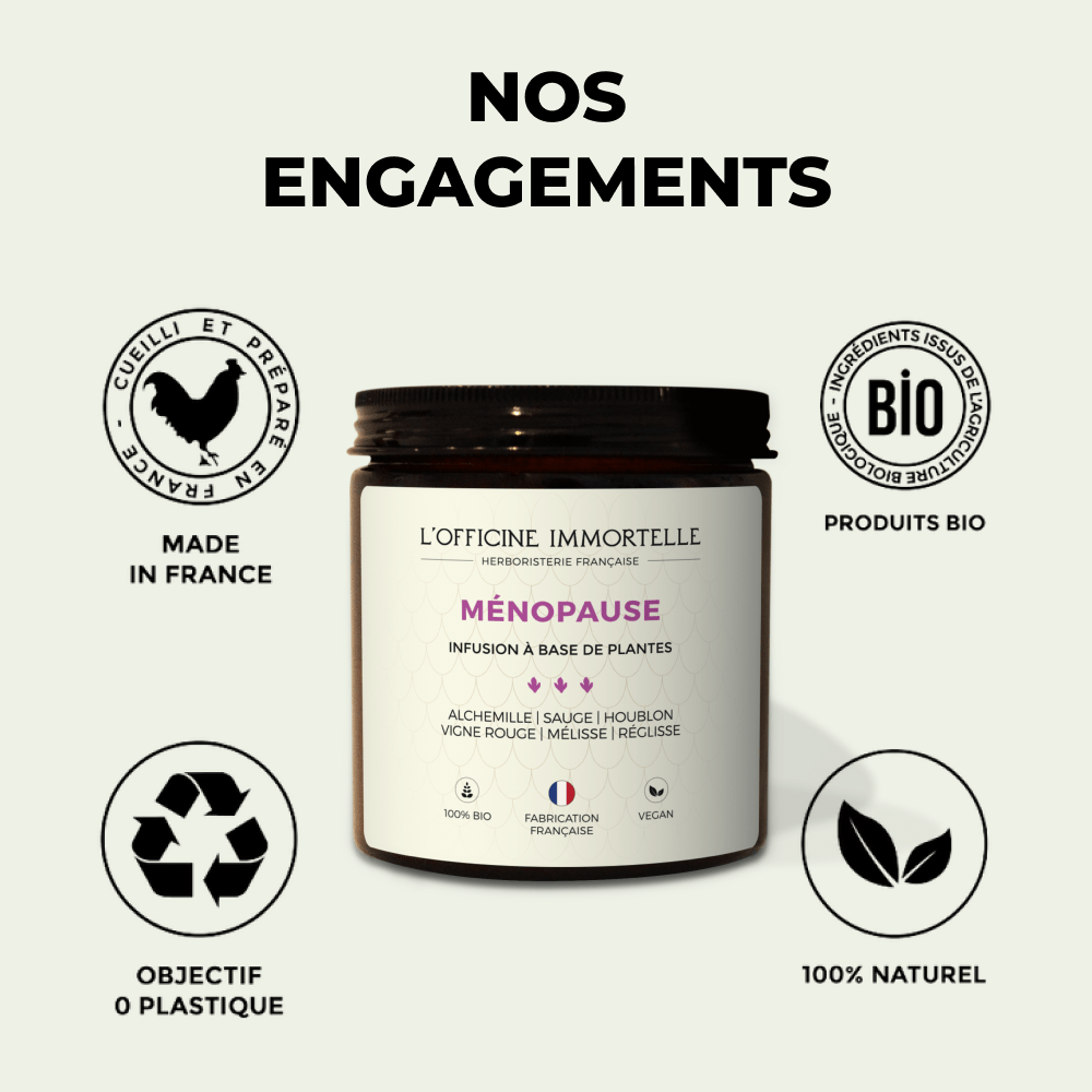 Tisane - Ménopause - Officine Immortelle