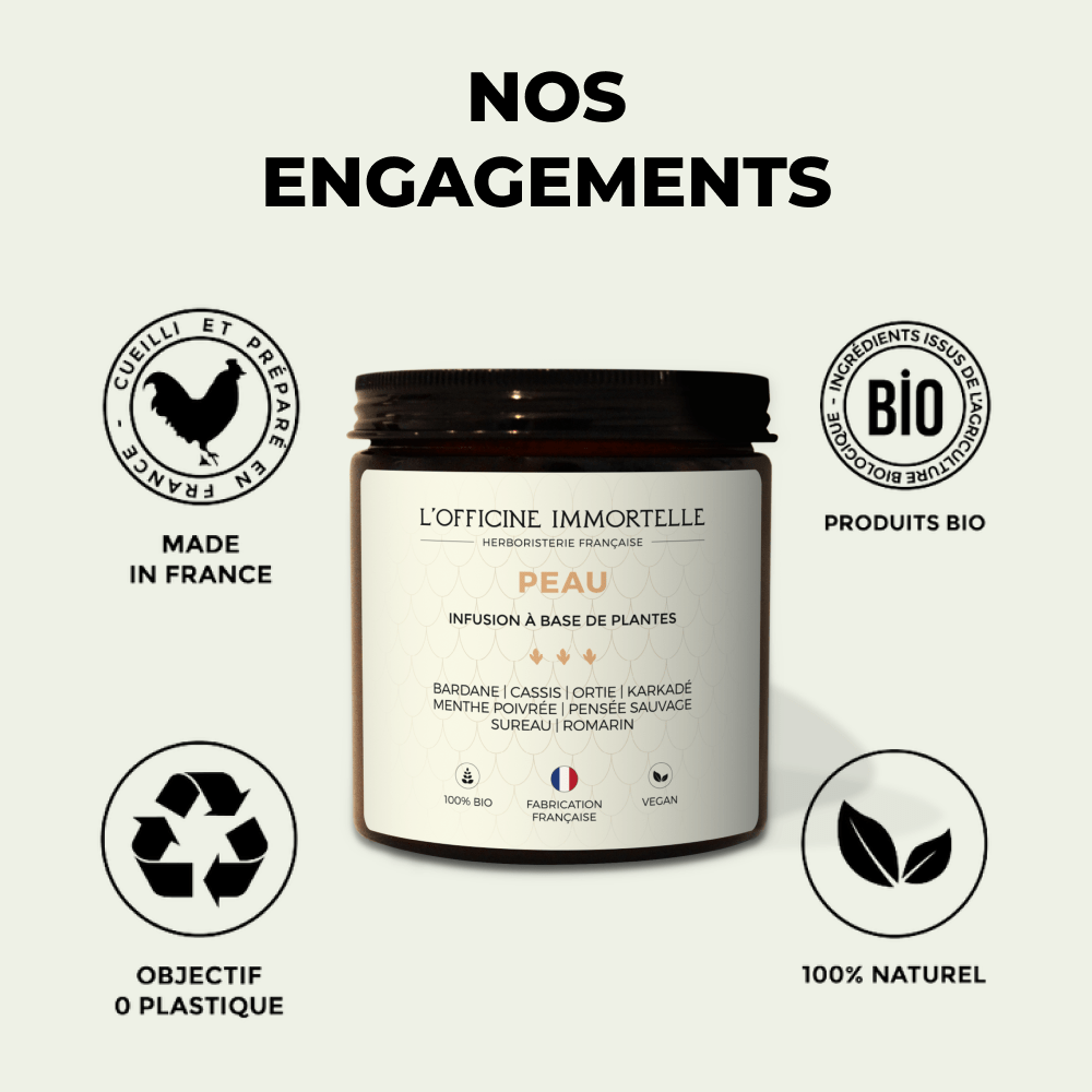 Tisane - Peau - Officine Immortelle