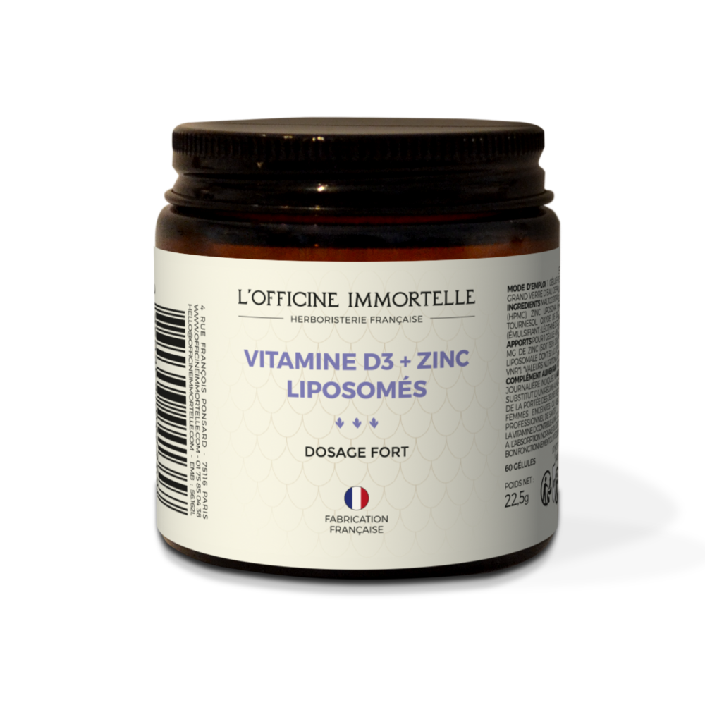 Complexe immunité | Vitamine D3 + Zinc liposomés