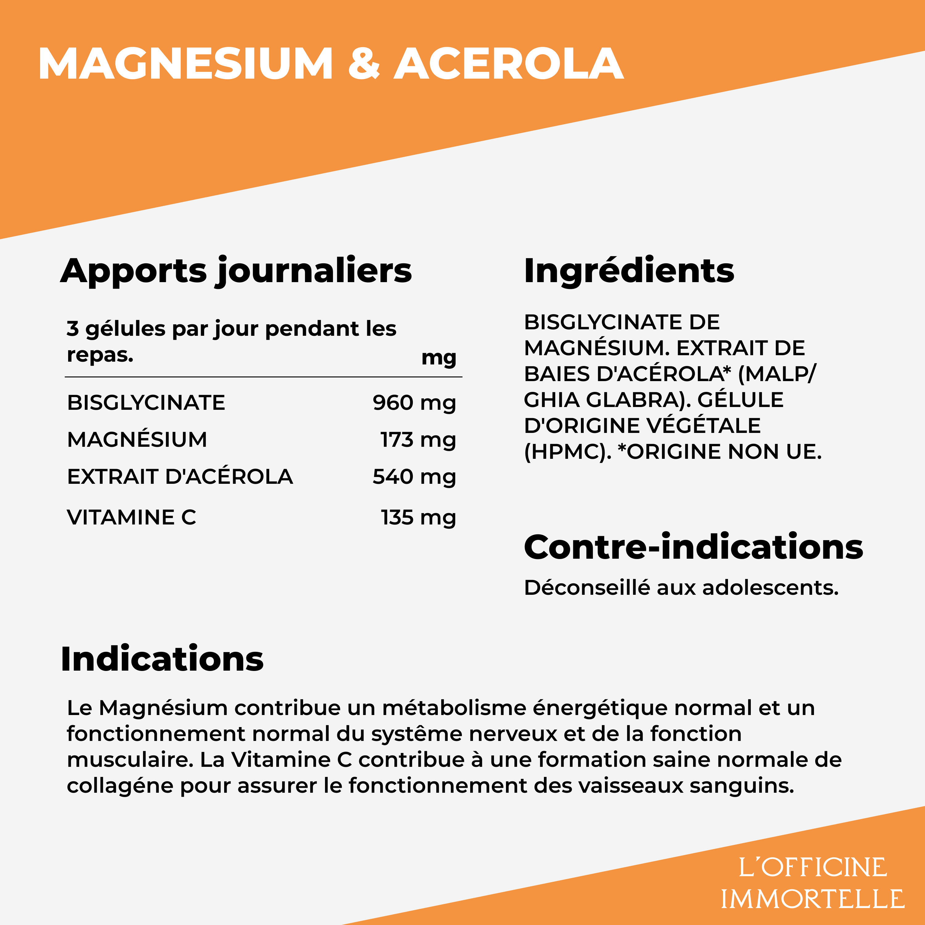 Magnesium & Vitamine C