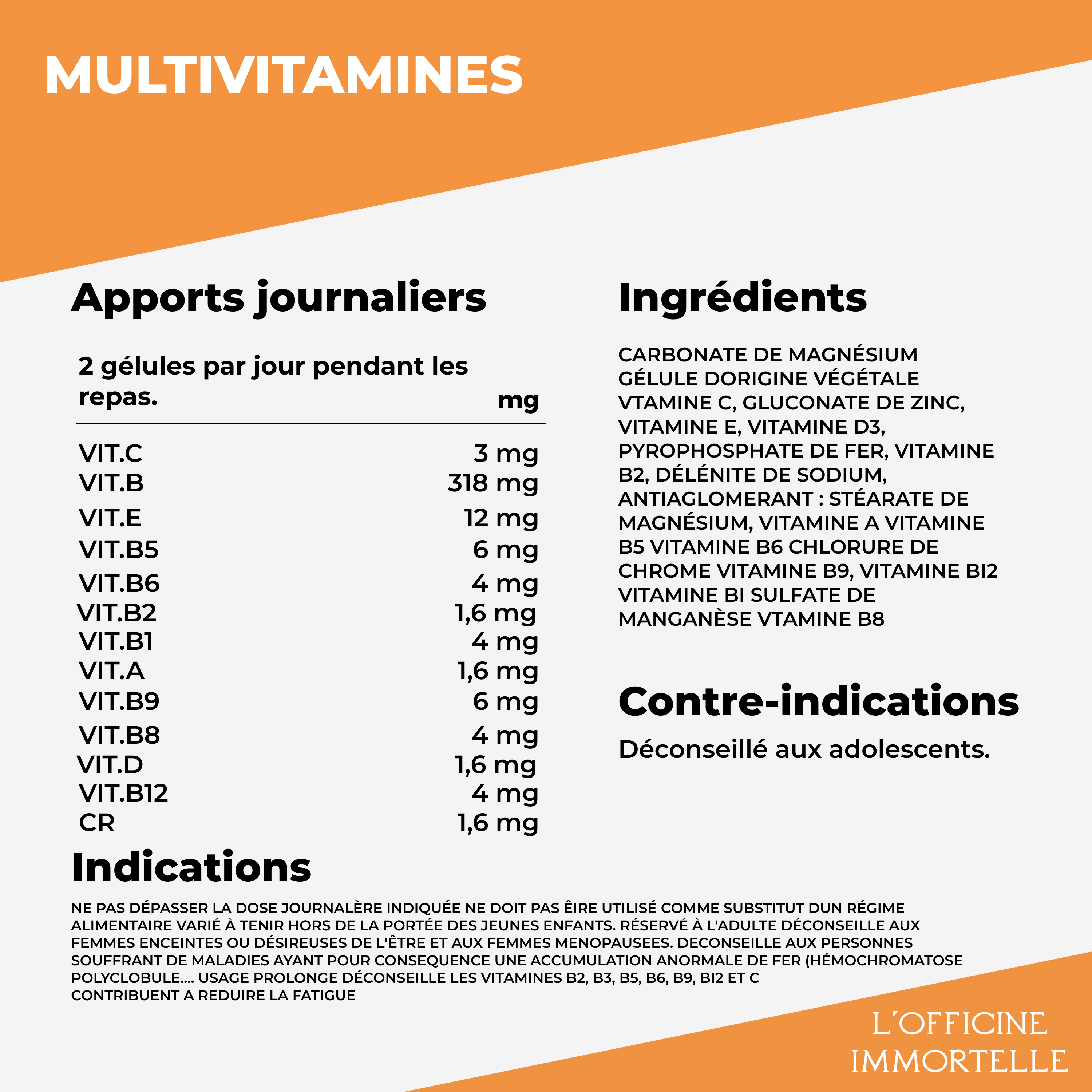 Multivitamines